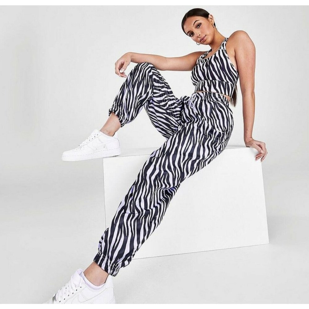 Nike Sportswear Icon Clash Animal Print Women's XS/Small Pants DC5292 596 BNWT
